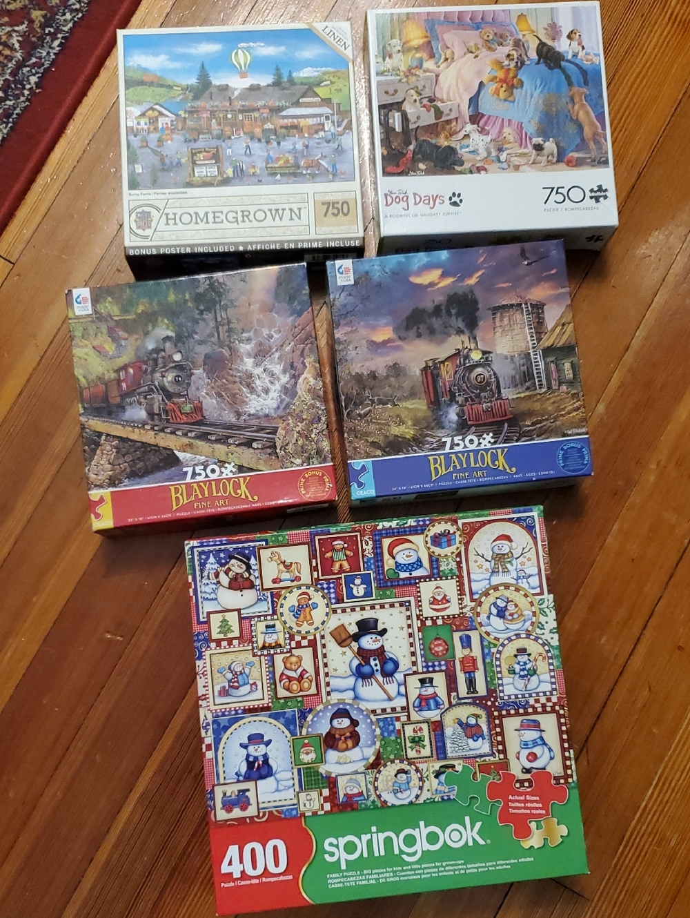 Jigsaw Puzzle 5 Sets Bundle